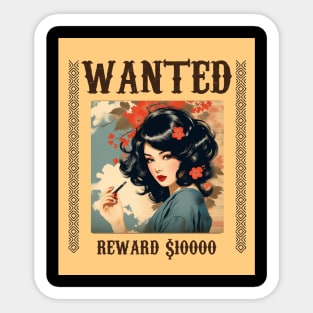 Wanted - Women Sticker